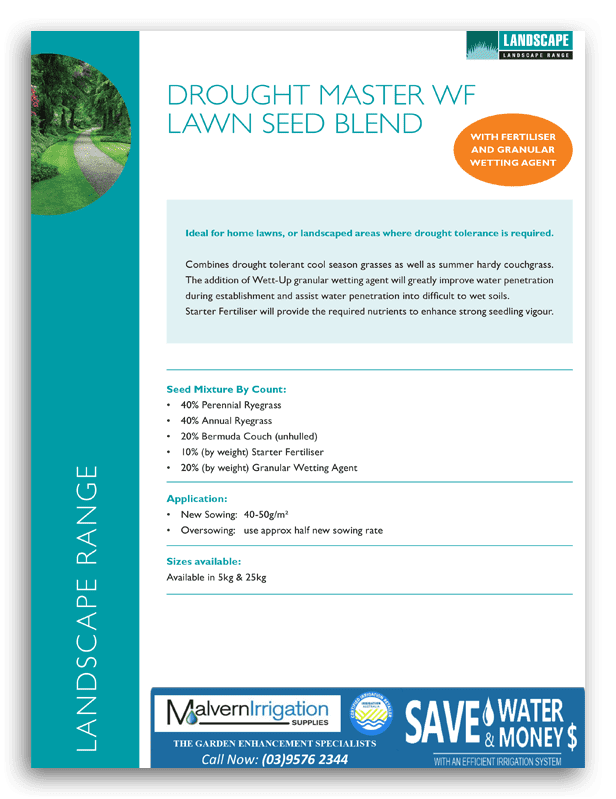 Drought Master Lawn Seed Blend Brochure