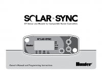 HUnter Solar Sync Manual