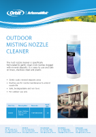 Orbit Mist Cleaner Brochure