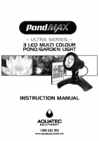 PondMAX 3LED Light Multi Colour Manual