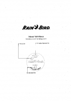 Rainbird Falcon 6504 Manual