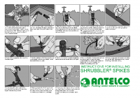 Antelco Shrubbler Spike Installation Instructions