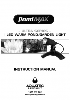 PondMAX 1LED Warm Manual