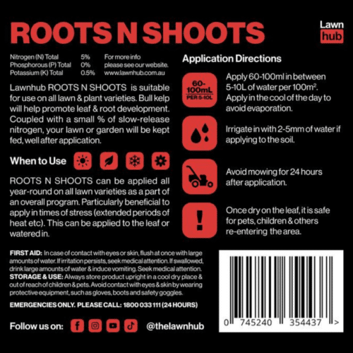 Lawnhub Roots N Shoots lebel